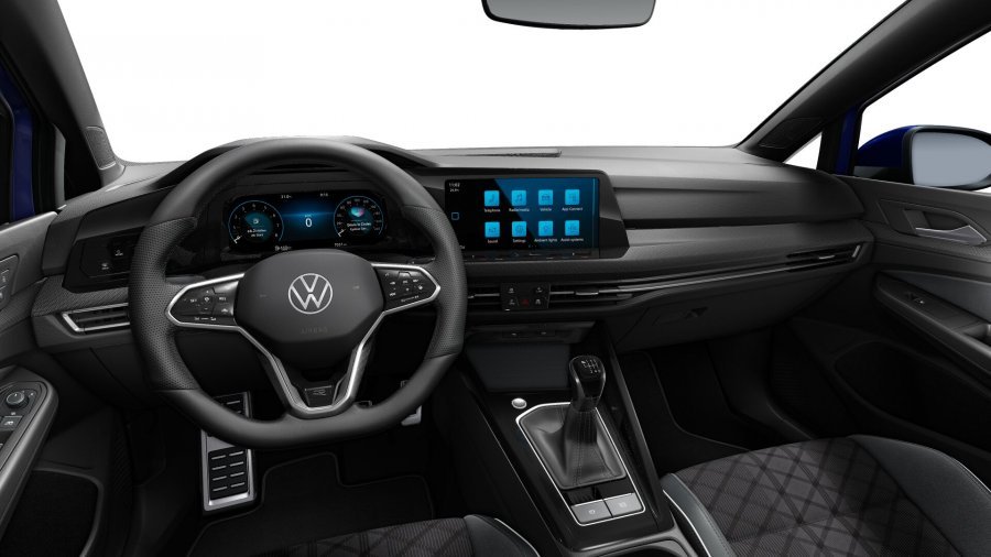 Volkswagen Golf, Golf R-Line 2,0 TDI 6G, barva modrá