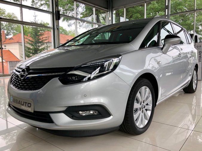 Opel Zafira, "PLUS" 1,6 TURBO AUTOMAT + ZP, barva stříbrná