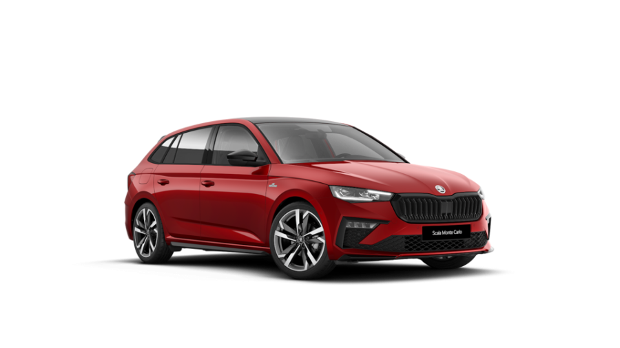 Škoda Scala, 1,0 TSI 85 kW 7-stup. automat., barva červená