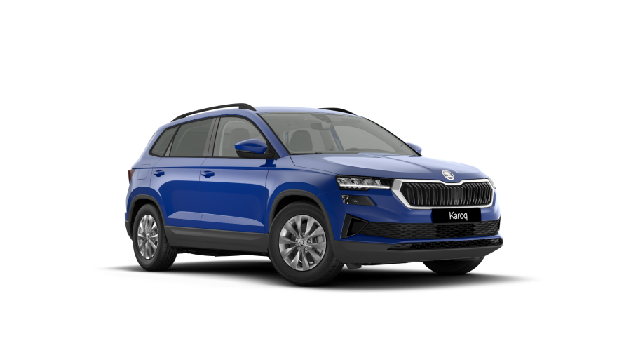 Škoda Karoq, 2,0 TDI 85 kW 6° manuální, barva modrá