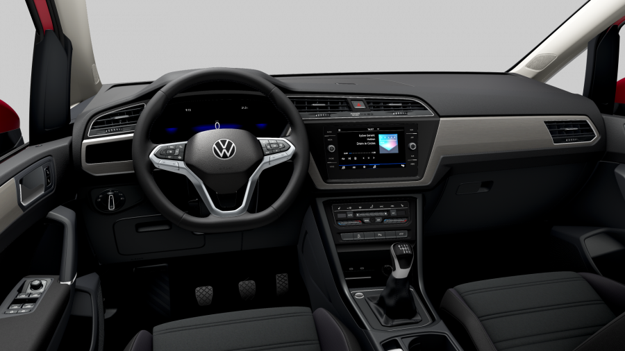 Volkswagen Touran, Touran ME 1,5 TSI EVO2 6G, barva červená