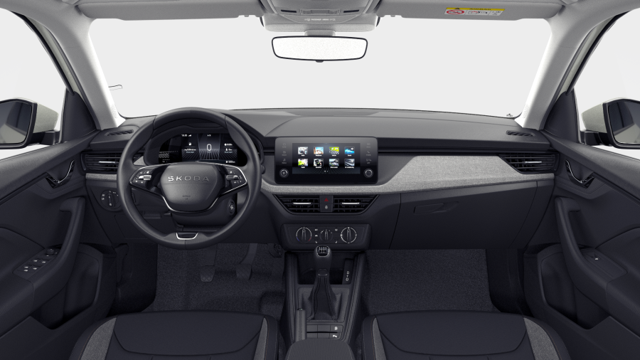 Škoda Scala, 1,0 TSI 70 kW 5° manuální, barva šedá