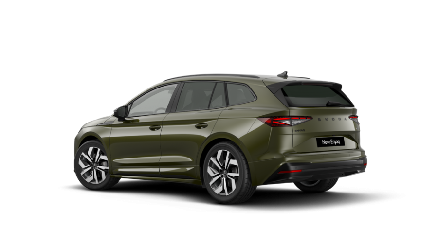 Škoda Enyaq iV, 82 kWh 1-stup. automat. 4x4, barva zelená