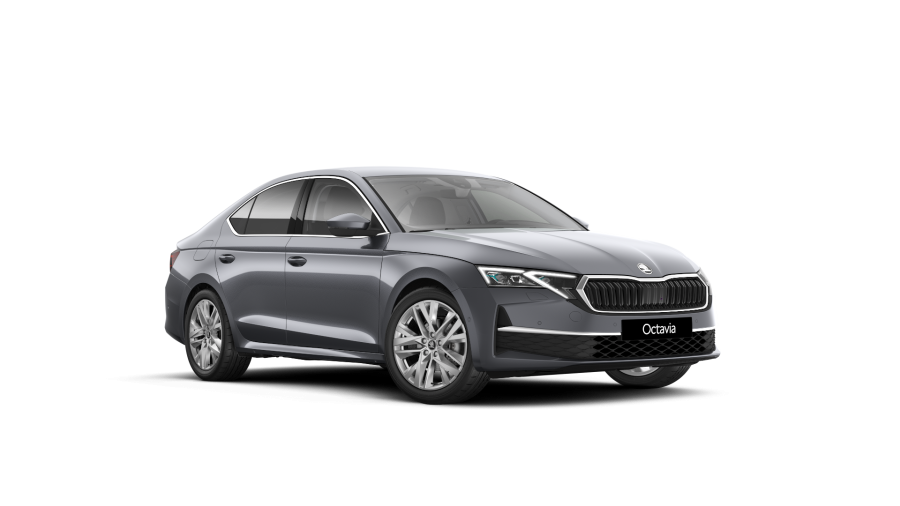 Škoda Octavia, 1,5 TSI m-HEV 9 kW 7° automatická DSG, barva šedá