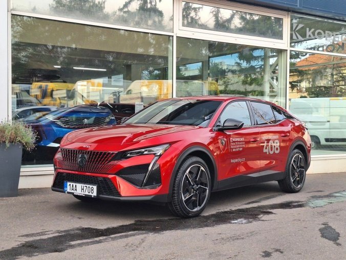 Peugeot 408, Peugeot 408 GT Hybrid 145 e-DCS6, barva červená