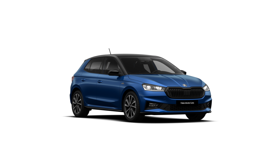 Škoda Fabia, 1,5 TSI 110 kW 7-stup. automat., barva modrá