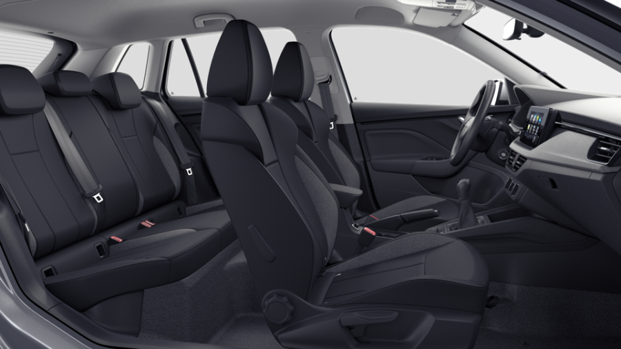 Škoda Kamiq, 1,0 TSI 70 kW 5-stup. mech., barva stříbrná