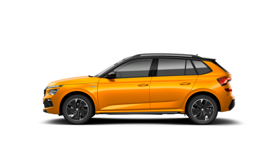 Škoda Kamiq, 1,0 TSI 85 kW 7-stup. automat., barva oranžová