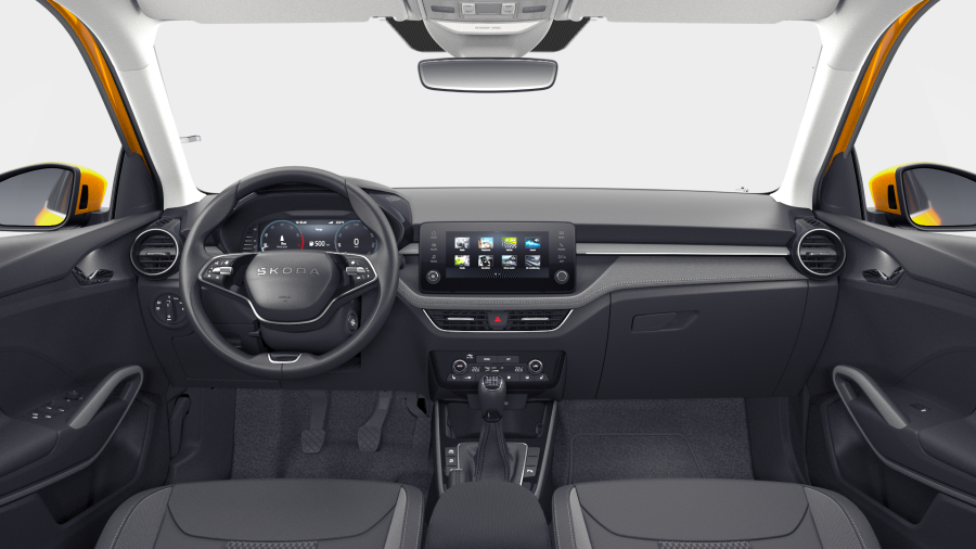 Škoda Fabia, 1,0 TSI 85 kW 6° manuální, barva oranžová