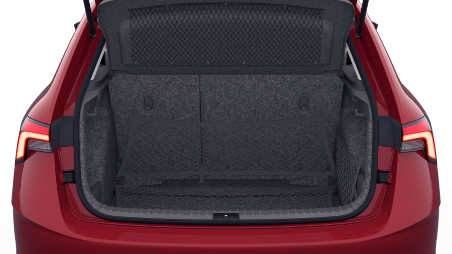 Škoda Scala, 1,5 TSI 110 kW 7° automatická DSG, barva červená