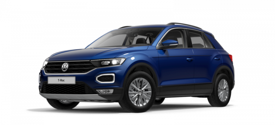 Volkswagen T-Roc, Maraton Edition 1,0 TSI 6G, barva modrá