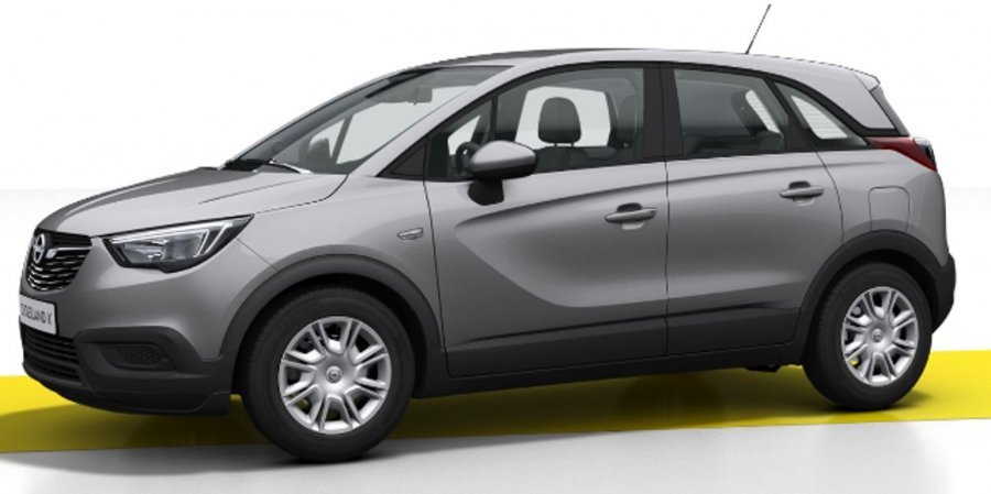 Opel Crossland X, 1.2 TURBO 81kw, barva šedá