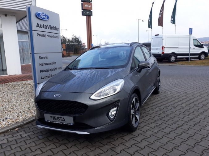 Ford Fiesta, 1,0 EcoBoost, barva šedá