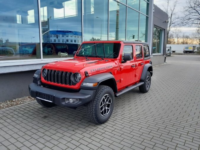 Jeep Wrangler, Unlimited 2,0T  Rubicon ČR, barva červená