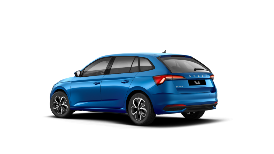 Škoda Scala, 1,0 TSI 85 kW 6-stup. mech., barva modrá