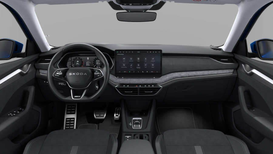 Škoda Octavia, 1,5 TSI m-HEV 110 kW 7-stup. automat., barva modrá