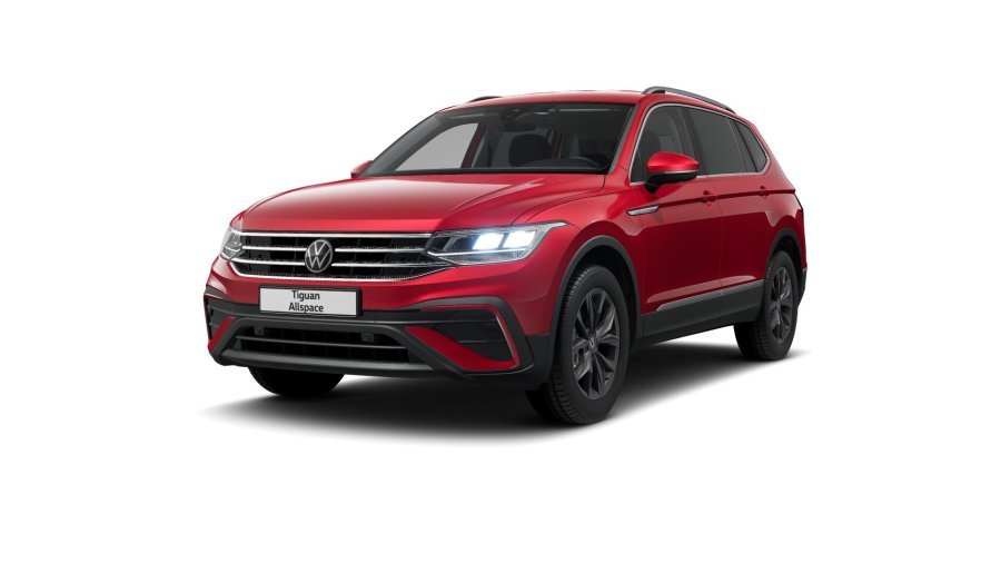 Volkswagen Tiguan Allspace, Allspace Life 2,0 TDI 110 kW 7DSG, barva červená