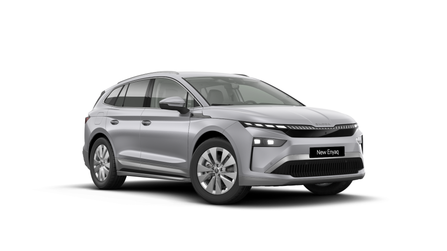 Škoda Enyaq iV, 82 kWh 1° automatická, barva stříbrná