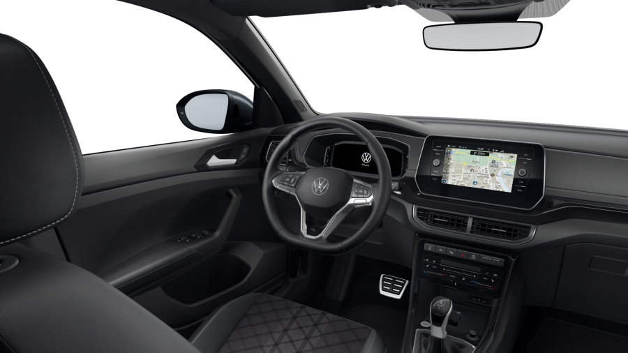 Volkswagen T-Cross, T-Cross R-Line 1.0 TSI 85 kW 7DSG, barva černá
