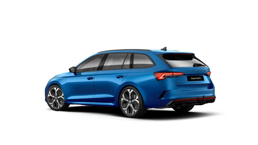 Škoda Octavia, 2,0 TSI 195 kW 7° automatická DSG, barva modrá