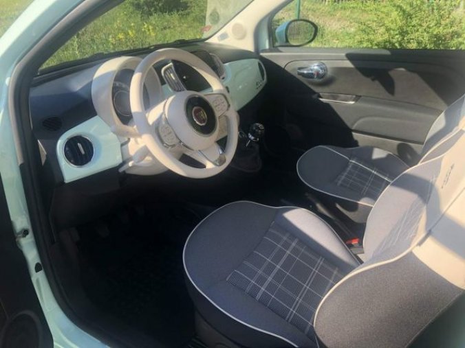 Fiat 500, 500 Lounge 1.0 BSG 70k, barva zelená