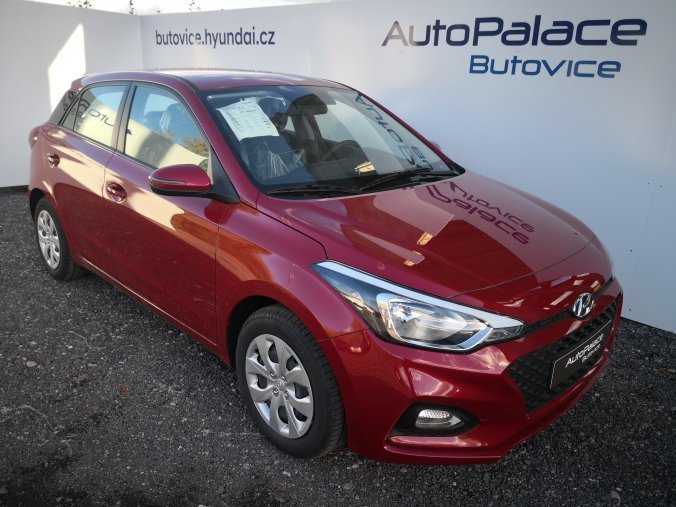 Hyundai i20, 1,25i 55 kW (95 NAT) 5 st. man, barva červená