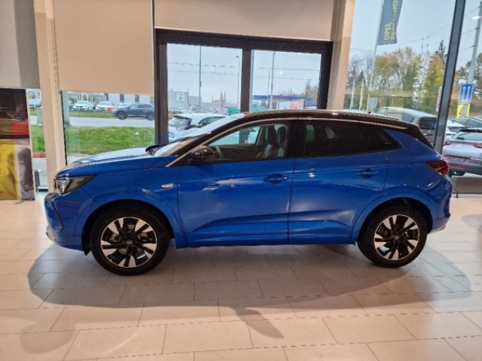 Opel Grandland X, Ultimate 1.2Turbo 96kW AT8, barva modrá