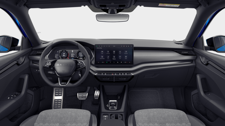 Škoda Octavia, 1,5 TSI m-HEV 110 kW 7° automatická DSG, barva modrá