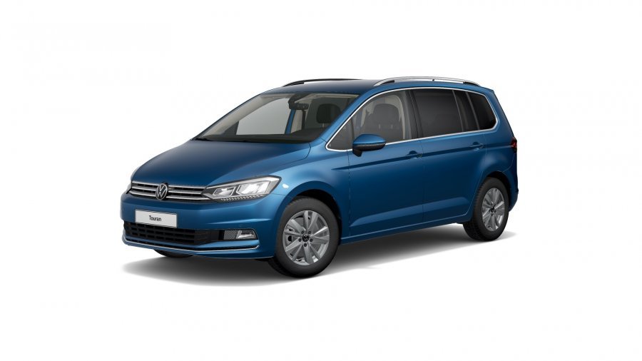 Volkswagen Touran, Touran HL 1,5 TSI EVO 7DSG, barva modrá
