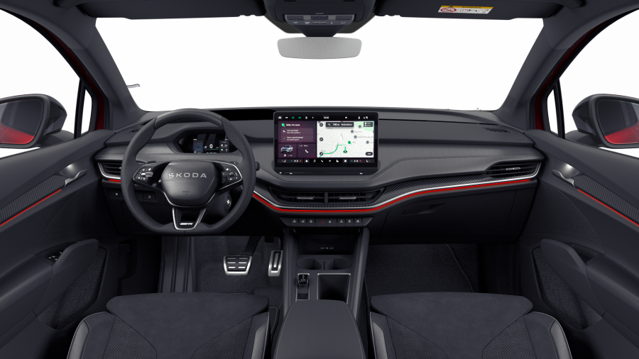Škoda Enyaq iV, 82 kWh 1-stup. automat., barva červená