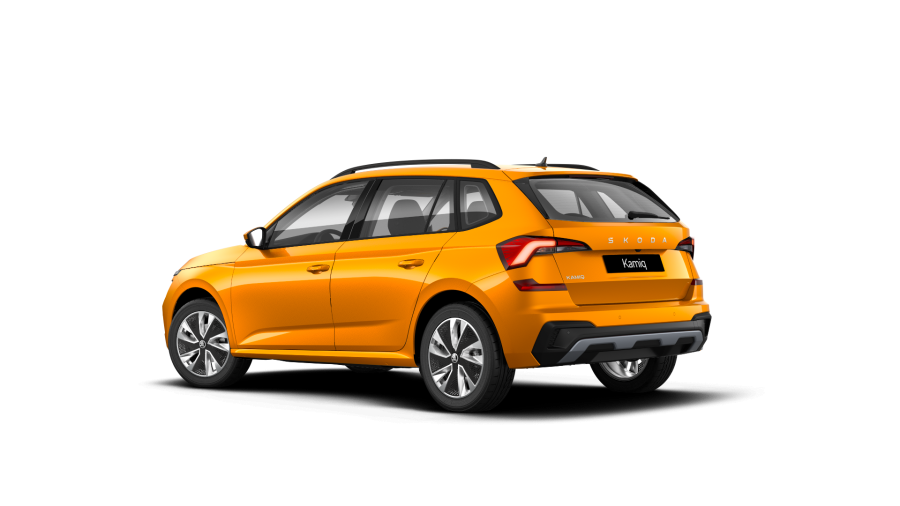 Škoda Kamiq, 1,0 TSI 85 kW 6-stup. mech., barva oranžová