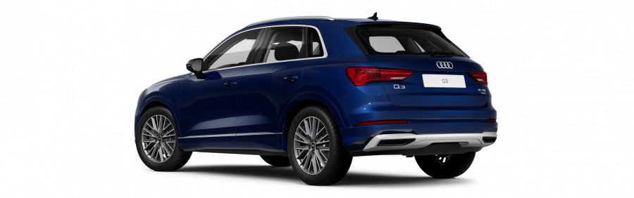 Audi Q3, Q3 Advanced 40 TDI 147 kW q, barva modrá