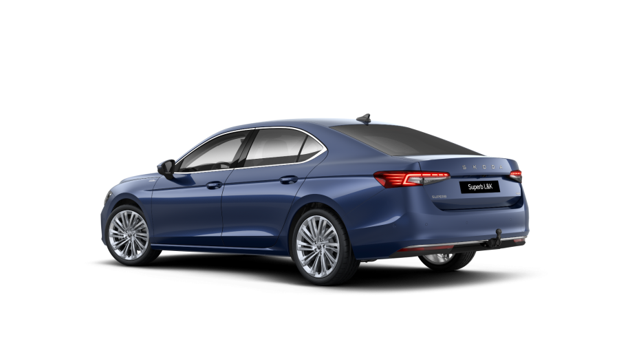 Škoda Superb, 2,0 TSI 195 kW 7° automatická DSG 4x4, barva modrá