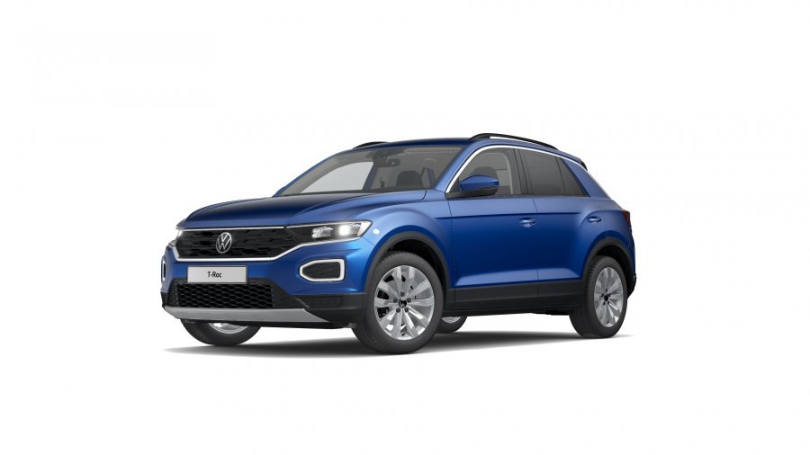 Volkswagen T-Roc, T-Roc Design 1,0 TSI 6G, barva modrá