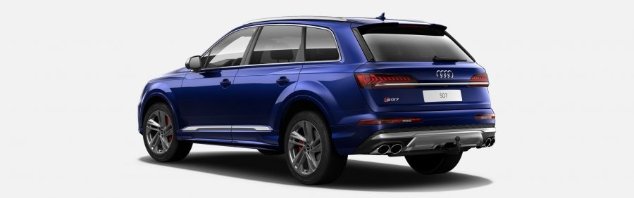 Audi Q7, SQ7 TFSI 373 kW quattro, barva modrá