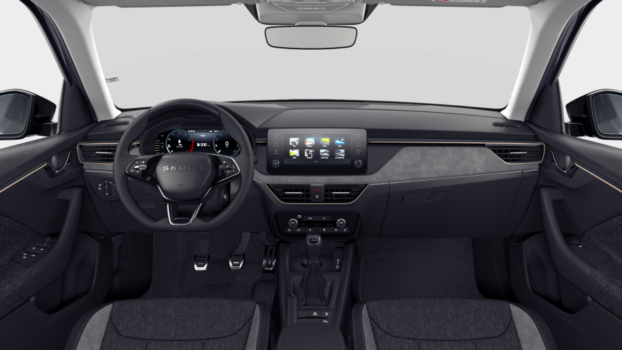 Škoda Kamiq, 1,0 TSI 85 kW 6° manuální, barva šedá