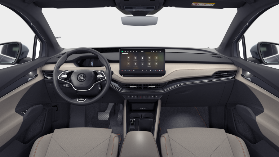 Škoda Enyaq iV, 82 kWh 210,00 kW 1-stup. automat. 4x4, barva šedá