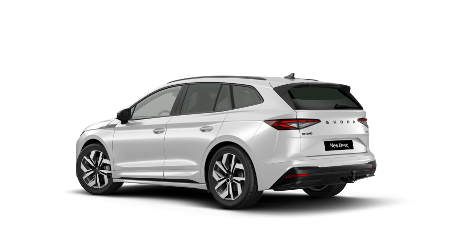 Škoda Enyaq iV, 82 kWh 220 kW 1° převodovka 4x4, barva bílá