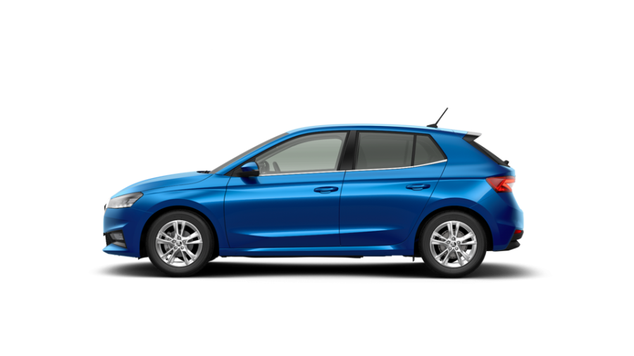 Škoda Fabia, 1,0 TSI 70 kW 5-stup. mech., barva modrá