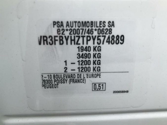 Peugeot 308, Peugeot 308 1.5 BlueHDi ACTIVE P 130k EAT8, barva bílá