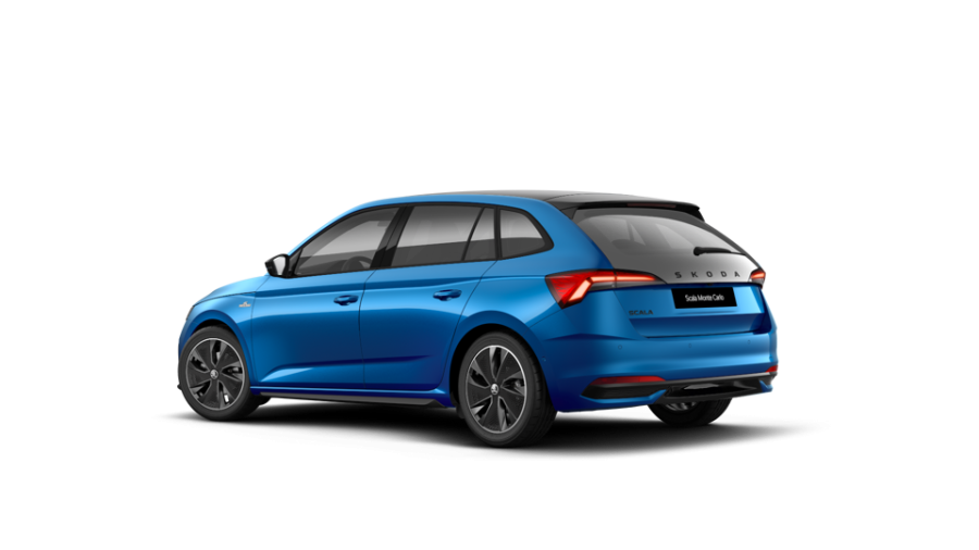 Škoda Scala, 1,0 TSI 85 kW 7-stup. automat., barva modrá
