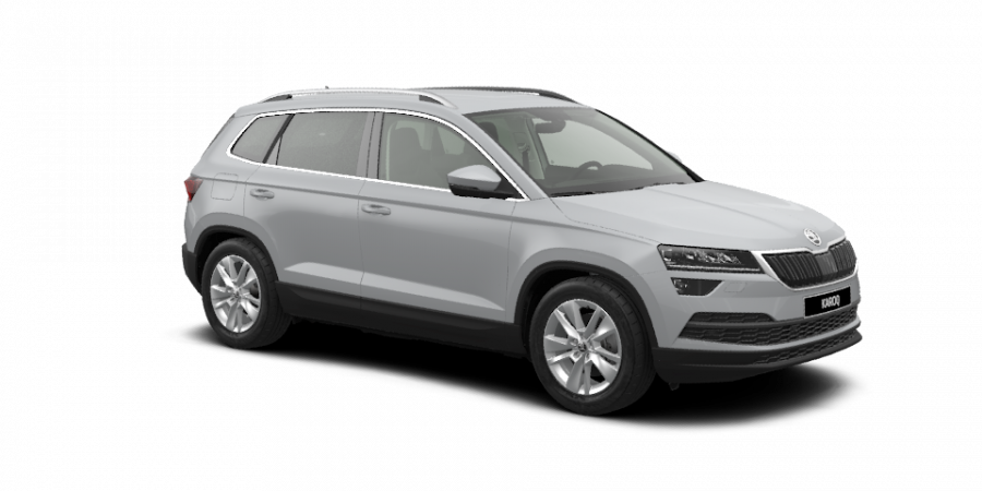 Škoda Karoq, 1,5 TSI 110 kW 6-stup. mech., barva šedá