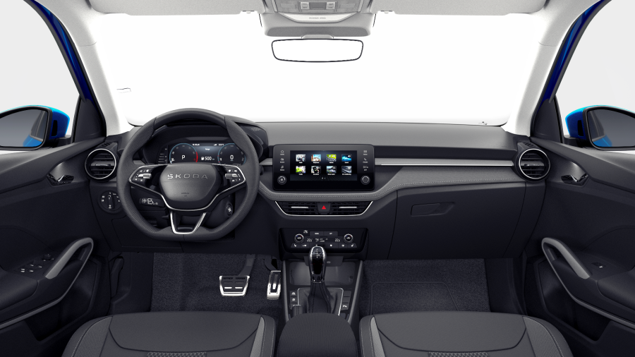 Škoda Fabia, 1,0 TSI 85 kW 7-stup. automat., barva modrá