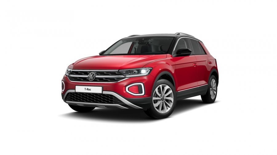 Volkswagen T-Roc, T-Roc Style 1,5 TSI 110 kW 7DSG, barva červená