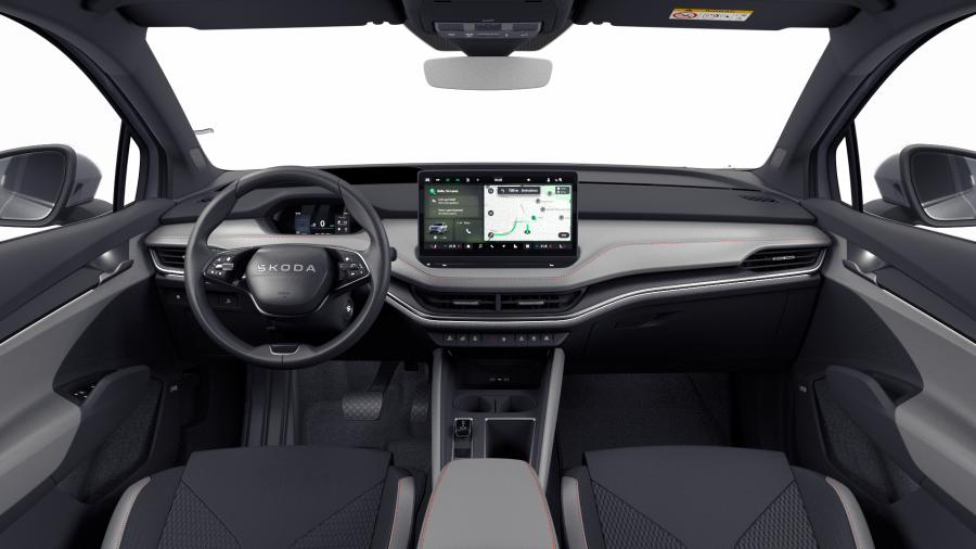 Škoda Enyaq iV, 82 kWh 210,00 kW 1° automatická 4x4, barva stříbrná