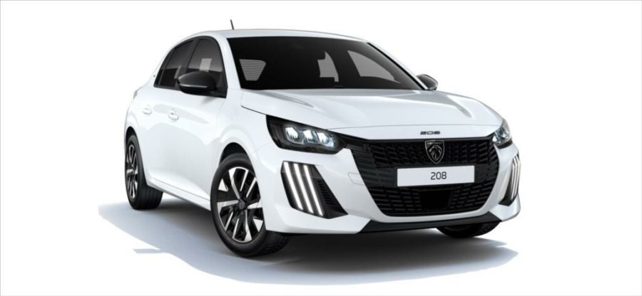 Peugeot 208, Peugeot 208 1,2 Hybrid 100 e-DCS6  ALLURE, barva bílá