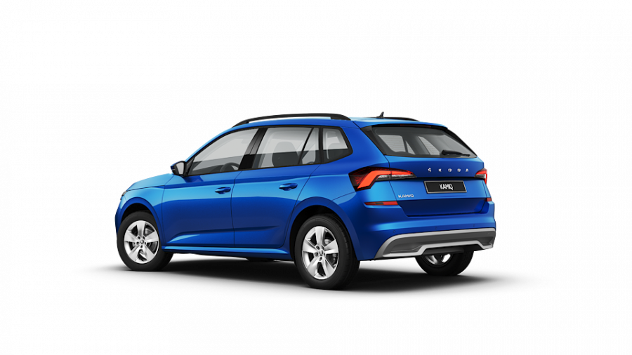 Škoda Kamiq, 1,0 TSI 70 kW 5-stup. mech., barva modrá