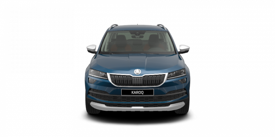 Škoda Karoq, 1,5 TSI 110 kW 7-stup. automat. 4x4, barva modrá