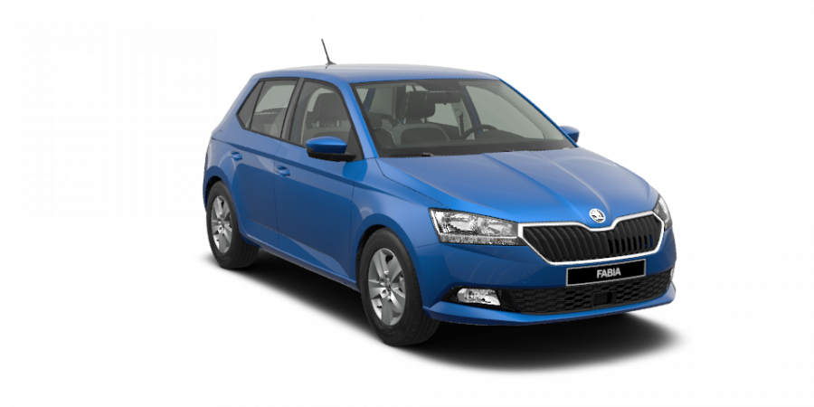 Škoda Fabia, 1,0 TSI 81 kW 6-stup. mech., barva modrá