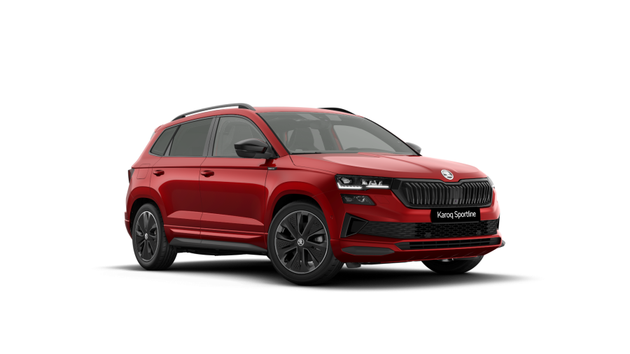 Škoda Karoq, 1,5 TSI 110 kW 7-stup. automat., barva červená